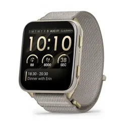Garmin Venu® X1 - Venu® X1 -  Soft Gold с Titanium Caseback и French Grey найлонова каишка 010-02980-09