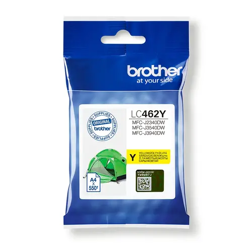 Консуматив, Brother LC462Y Yellow Ink Cartridge for MFC-J2340DW/J3540DW/J3940DW Консуматив, Brother LC462Y Yellow Ink Cartridge for MFC-J2340DW/J3540DW/J3940DW