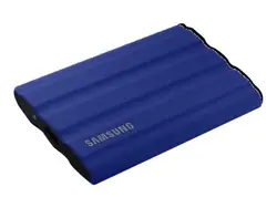 Твърд диск, Samsung Portable NVME SSD T7 Shield 1TB , USB 3.2 Gen2, Rugged, IP65, Read 1050 MB/s Write 1000 MB/s, Blue