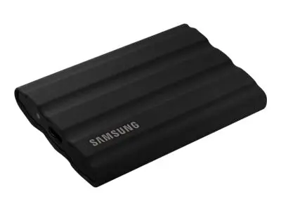 Твърд диск, Samsung Portable NVME SSD T7 Shield 1TB , USB 3.2 Gen2, Rugged, IP65, Read 1050 MB/s Write 1000 MB/s, Black