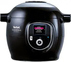 Мултикукър, Tefal CY855830 Cook4me Connect + 150 BG recipes, 6L, black