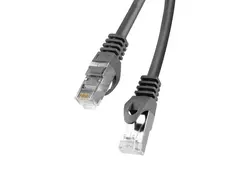 Кабел, Lanberg patch cord CAT.6 FTP 3m, black