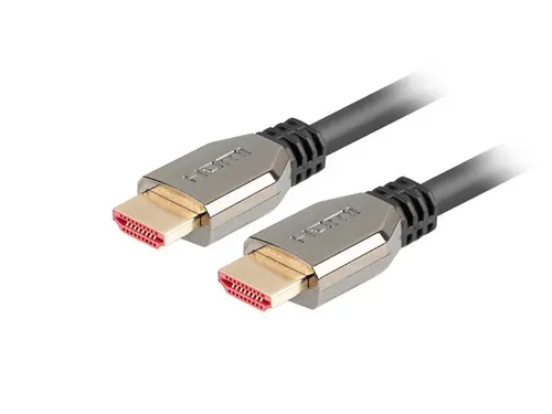 Кабел, Lanberg HDMI M/M V2.1 1.8m 8K 60Hz, black