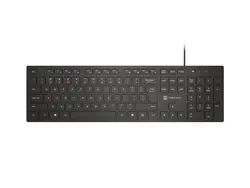 Клавиатура, Natec Keyboard Herring US, Black, Slim