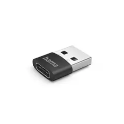 АДАПТЕР HAMA - USB-A към USB-C - Black - PN 00201532