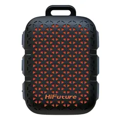 Тонколони, HiFuture Pocket S Black, Bluetooth 5.4, IPX7 Waterproof, 5W Output, Pair to Play (TWS Mode), Up to 8 Hours Playtime, Support Clip for Wear, Support Magnetic