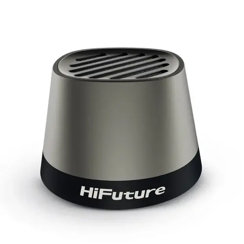 Тонколони, HiFuture Mega S Silver Grey, Bluetooth 5.4, MagSafe, 5W Output, Built-in MIC support Handsfree, Pair to Play (TWS Mode), Up to 10 Hours Playtime, Wireless Charge (7.5W-15W), Phone Holder