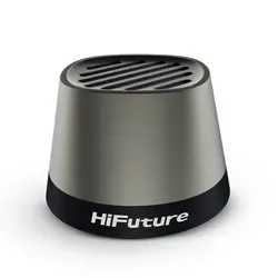 Тонколони, HiFuture Mega S Silver Grey, Bluetooth 5.4, MagSafe, 5W Output, Built-in MIC support Handsfree, Pair to Play (TWS Mode), Up to 10 Hours Playtime, Wireless Charge (7.5W-15W), Phone Holder