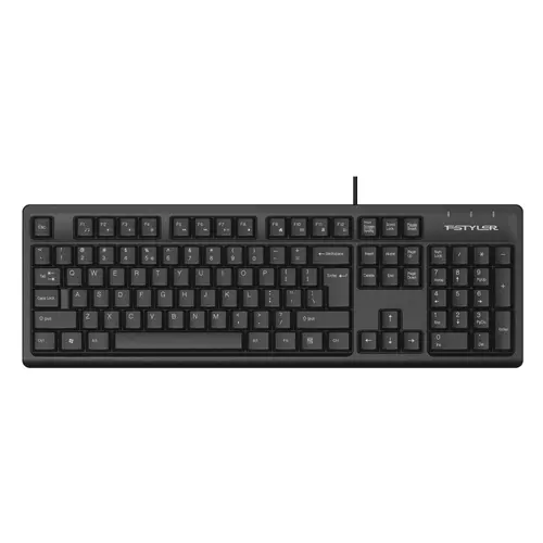 A4tech FK12 Fstyler Мултимедийна жична клавиатура, USB, водоустойчива, кирилица
