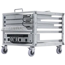 UniFi open frame 6U mobile rack, tool less