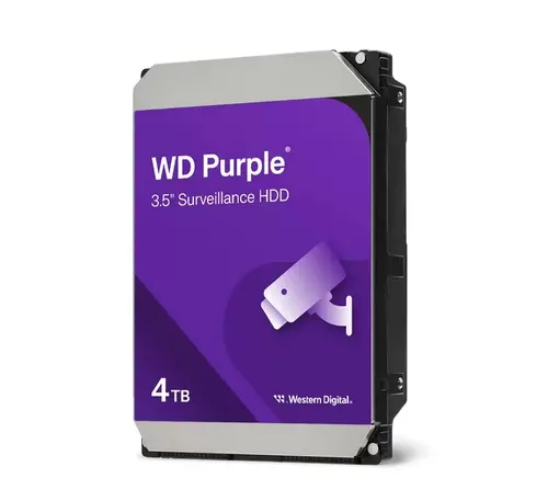 Твърд диск, Western Digital Purple 4TB ( 3.5'', 128MB, SATA 6Gb/s ) Твърд диск, Western Digital Purple 4TB ( 3.5'', 128MB, SATA 6Gb/s )