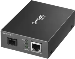 Конвертор TP-LINK MC211CS-2, 1GbE RJ45 към Gigabit SM SC,Rx1310/Tx1550nm 2 km