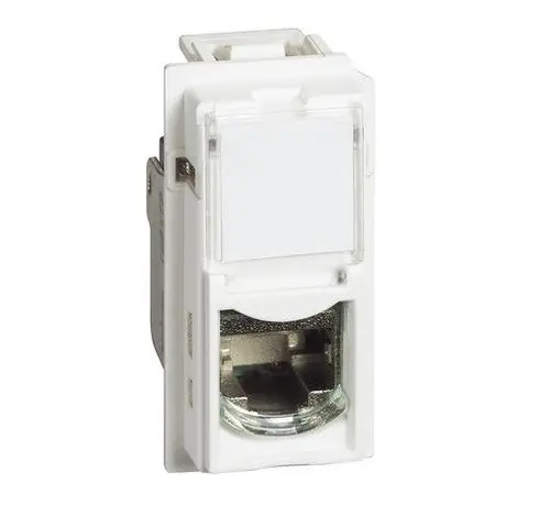 ЕДНОМОДУЛНА РОЗЕТКА RJ-45 UTP KATЕГОРИЯ 6 LIVING NOW LEGRAND - БЯЛ