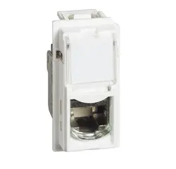 ЕДНОМОДУЛНА РОЗЕТКА RJ-45 UTP KATЕГОРИЯ 6 LIVING NOW LEGRAND - БЯЛ