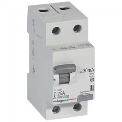ДЕФЕКТНОТОКОВА ЗАЩИТА RX-3 2Р 25А 30mA 6kA LEGRAND