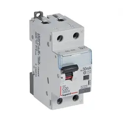 КОМБИНИРНА ДЕФЕКТНОТОКОВА ЗАЩИТА+DX3 1Р+N 20А 30mA LEGRAND
