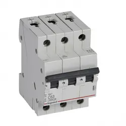 ТРИПОЛЮСЕН АВТОМАТИЧЕН ПРЕКЪСВАЧ RX³-MCB 3P C 63A 6KA LEGRAND