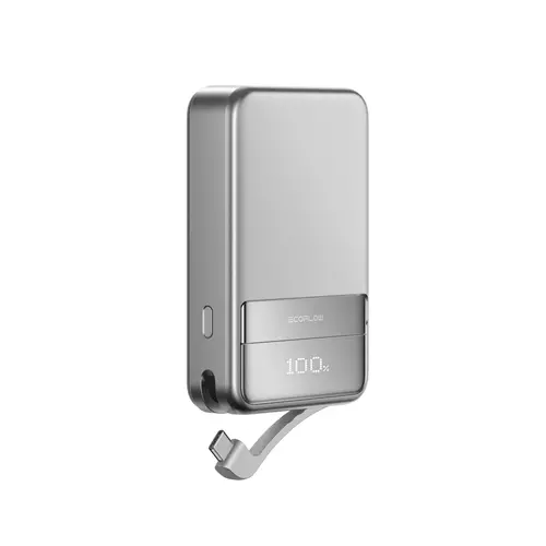 Ecoflow смарт преносима батерия Smart Power Bank - RAPID 10K Silver - 10000mAh - EF-RAPID10000-EU