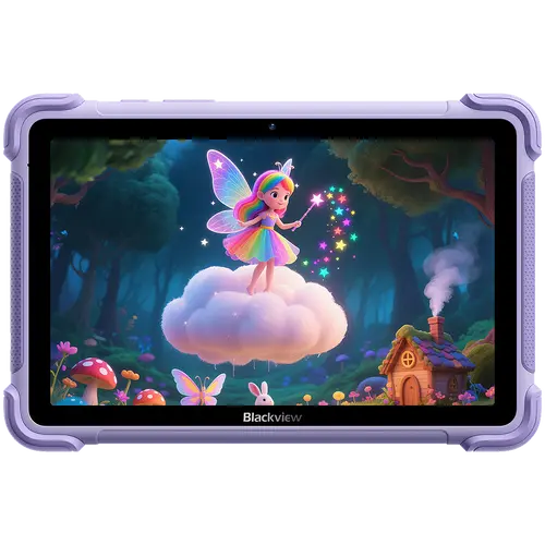 Blackview LINK 1 Kids WiFi 4/64GB 8.68-inch HD IPS 1340x800 60Hz 360nits RK3562 Quad-core 2.0GHz 5+8MP Cam 5000mAh WiFi 6 BT 5.0 Dual Speakers with Smart-K Support Tempered Film Stylus Pen Android 16 Dreamy Purple