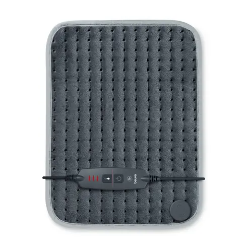 Термоподложка, Beurer HK SE Cosy and soft heat pad;  3 temperature settings, automatic switch off after 90 min; washable on 30°; Gray