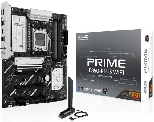 Дънна платка, Asus Prime B850 Plus Wi-Fi + Asus Prime RX 9070XT 16GB GDDR6 OC