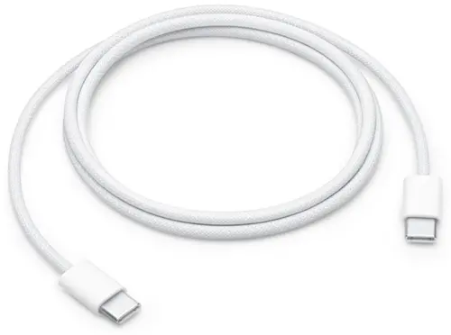 КАБЕЛ USB APPLE - USB-C към USB-C - 1,0 m - White - PN MQKJ3ZM/A
