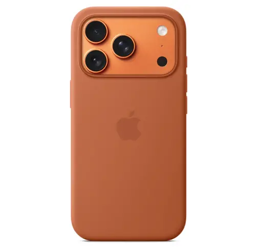 Калъф, Apple iPhone 17 Pro Silicone Case with MagSafe - Terra Cotta