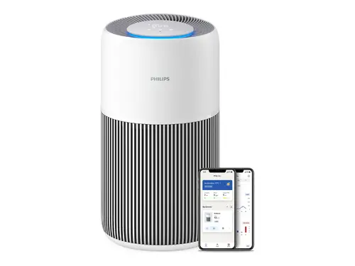 PHILIPS Интелигентен Пречиствател за въздух PureProtect Quiet 2000 за стаи с размер до 109 m2 Philips Air+ App