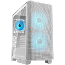 COUGAR AIRFACE FLO RGB PC Case, Mid Tower, White