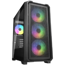 COUGAR MX600 Mini V2 RGB PC Case, Mini Tower, Black