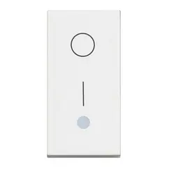 ЕДНОМОДУЛЕН ДВУПОЛУСЕН КЛЮЧ 16А С  LED ИНДИКАЦИЯ CLASSIA LEGRAND - БЯЛ