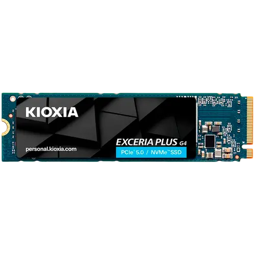 SSD KIOXIA EXCERIA PLUS G4 2TB M.2 2280-S3-M PCIe Gen5 x4 NVMe, Read/Write: 10000/8200 MBps, IOPS 1300K/1400K, TBW: 1200