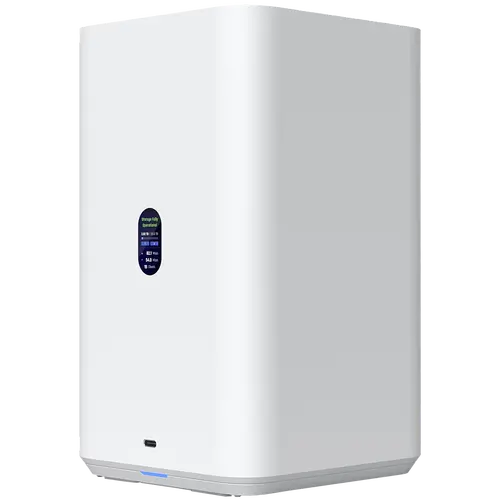 Ubiquiti UniFi UNAS-2-W-EU Network Attached Storage with (2) 3.5inch HDD bays, 2.5 GbE networking, USB-C connectivity, and an included PoE++ adapter, all in a compact footprint Ubiquiti UniFi UNAS-2-W-EU Network Attached Storage with (2) 3.5inch HDD bays, 2.5 GbE networking, USB-C connectivity, and an included PoE++ adapter, all in a compact footprint