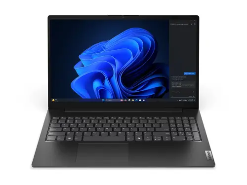 Лаптоп, Lenovo V15 G5 Intel Core i3-1315U, 6C (up to 3.3GHz, 10MB), 16GB SODIMM DDR5-5200, 512GB SSD, 15.6" FHD (1920x1080) IPS AG, Intel UHD Graphics, HD 720p Cam, WLAN, BT, 3 cell, DOS, 3Y CCI