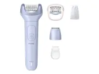 PHILIPS Епилатор Series 8000 за употреба на сухо и мокро 2 настройки за скорост до 60 мин безжична работа 5 приставки