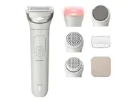PHILIPS Beauty Set SkinLed технология за грижа за кожата бръснеща глава ексфорираща и почистваша четка пила за крака калъф
