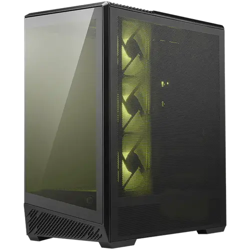 MSI MAG PANO 130R PZ, Mid-Tower, ATX(Back-connect supported)/M-ATX/ITX, 2x USB 3.2, 1x USB Type-C 20Gbs, 1x Audio/Mic, 4x 120mm ARGB Fans, Mesh Panel, Tempered Glass