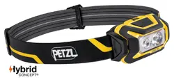 Челник PETZL ARIA 2R 2026, 625 Лумена, Черно/Жълто