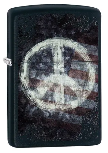 Запалка Zippo Peace on Flag