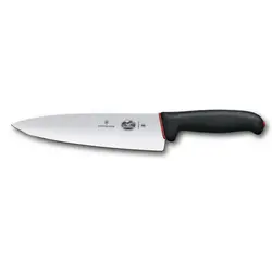 Кухненски нож Victorinox Fibrox Dual Grip, универсален, 200 мм, черен