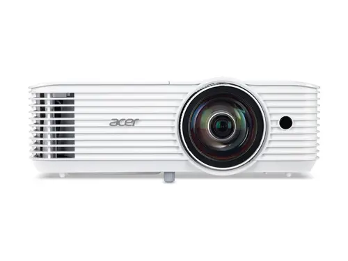 Мултимедиен проектор, Acer Projector S1287n, DLP, Short Throw 0.6, XGA (1024x768), 4000 ANSI Lum, 20 000:1, 1x Zoom, 2x HDMI (1.4b), Component Video (D-sub), PC Audio 3.5mm, RCA, DC Out (5V/1A, USB-A), RG-45, RS232, Speaker 16W, 3.1 kg, 3Y, White
