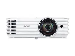 Мултимедиен проектор, Acer Projector S1287n, DLP, Short Throw 0.6, XGA (1024x768), 4000 ANSI Lum, 20 000:1, 1x Zoom, 2x HDMI (1.4b), Component Video (D-sub), PC Audio 3.5mm, RCA, DC Out (5V/1A, USB-A), RG-45, RS232, Speaker 16W, 3.1 kg, 3Y, White