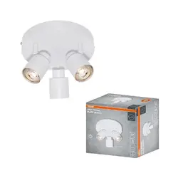 LED ОСВЕТИТЕЛНО ТЯЛО SPOT PRIMAL WHITE 3XGU10 PLATE LEDVANCE - WHITE
