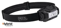 Челник PETZL ARIA 1R RGB 2026, 475 Лумена, Черен
