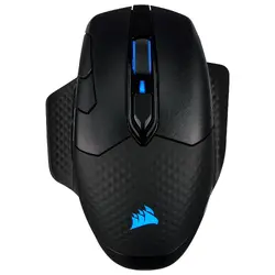 CORSAIR DARK CORE RGB PRO, Wireless FPS/MOBA with SLIPSTREAM, Black, Backlit RGB LED, 18000 DPI, Optical