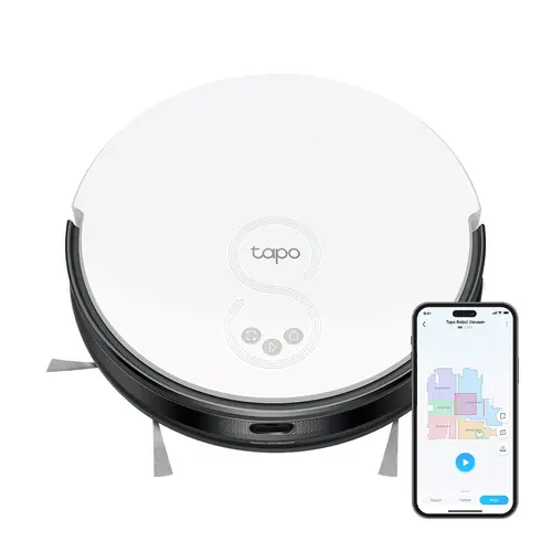Прахосмукачка робот TP-Link Tapo RV20 Mop, MagSlim LiDAR, 2700pa, 3 часа, 7.8 cm Прахосмукачка робот TP-Link Tapo RV20 Mop, MagSlim LiDAR, 2700pa, 3 часа, 7.8 cm
