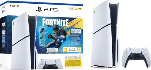 Конзола SONY PLAYSTATION 5 (SLIM) + FORTNITE FLOWERING CHAOS Конзола SONY PLAYSTATION 5 (SLIM) + FORTNITE FLOWERING CHAOS