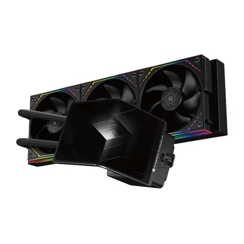Thermalright водно охлаждане Water Cooling Levita Vision 360 ARGB Black - 6.67 inch Curve AMOLED Display