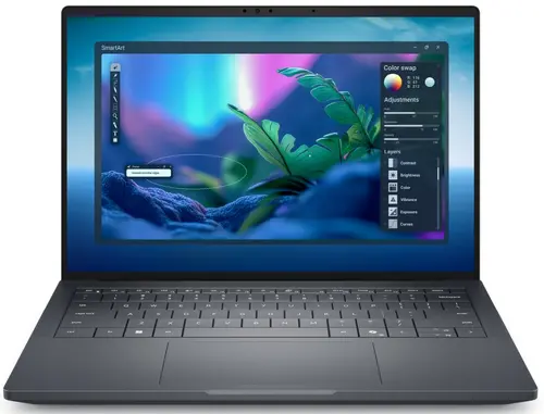 Лаптоп, Dell Pro Max 14 Premium MA14250, Intel Ultra 7 265H vPro (13 TOPS NPU, 16cores, up to 5.30 GHz), 14" FHD+ (1920x1200), 400 Nit AG, 32GB LPDDR5x 8400 MT/s, 512GB TLC, NVIDIA RTX PRO 1000 Blackwell 8GB GDDR7, 8MP HDR + IR UPD Cam, Wi-Fi 7, FPR, Bac