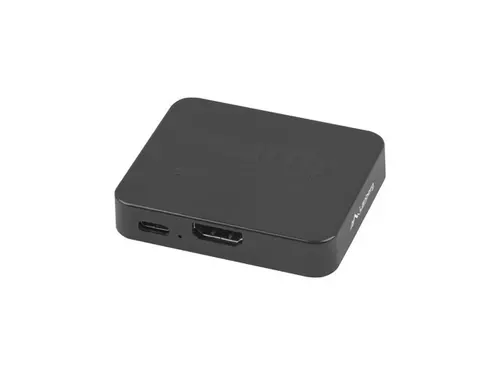Адаптер, Lanberg Splitter Video HDMI->2x HDMI 4K + USB-C port, Black